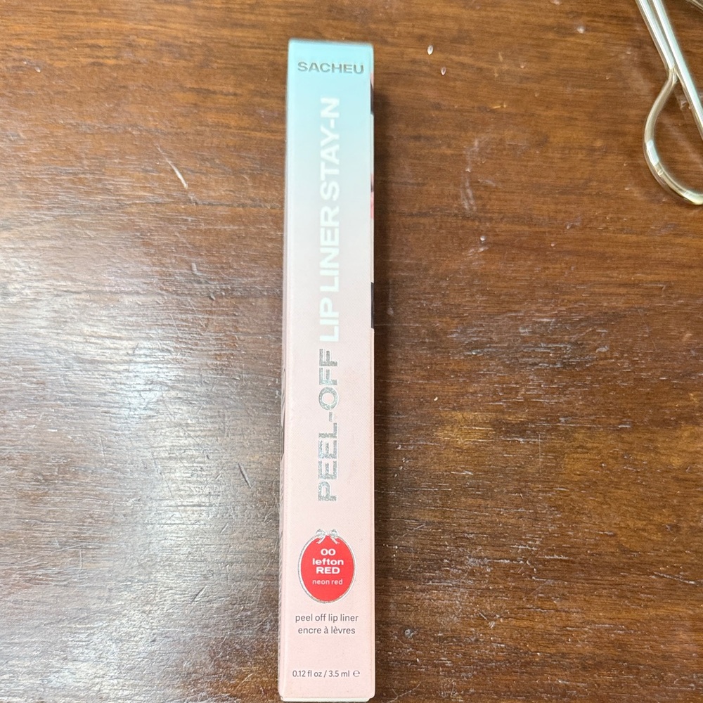 Brand new, never opened, Peel-Off Lip Liner Stay-N - Red